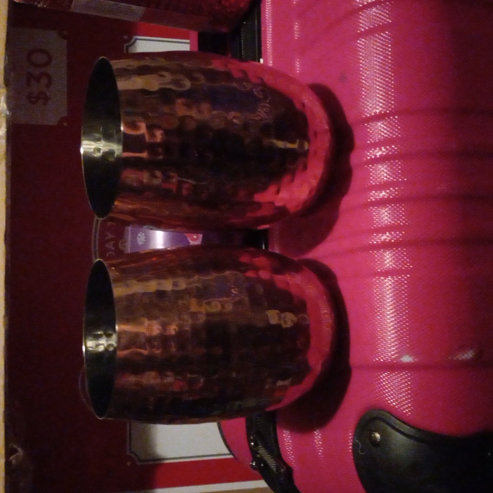 2 Moscow mule cups